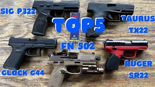 Top 5 Tactical 22lr Pistols IN DEPTH REVIEW!