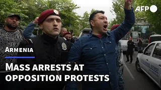 Mass arrests in Armenia as opposition protests spread | AFP