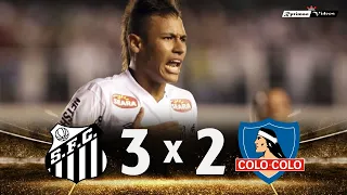 Santos 3 x 2 Colo-Colo ● 2011 Libertadores Extended Highlights & Goals HD