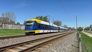 METRO (Minnesota) Blue Line Light Rail Along Hiawatha Avenue (5/3/24)