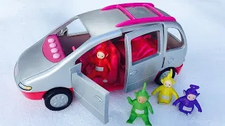 TELETUBBIES TOYS Fisher Price Van Trip to Butterfly Garden!