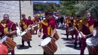 I tamburi di Buccheri per la festività della SS. Trinità - Petralia Soprana (26-05-2013)