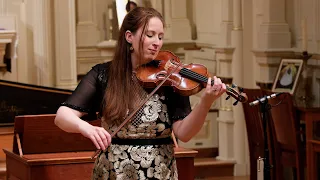 Biber Passacaglia - Augusta McKay Lodge, baroque violin "The Guardian Angel" (Mystery Sonatas) 8K