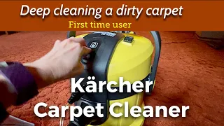 How to deep clean your dirty carpet using Kärcher Carpet Cleaner