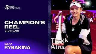 Third title of the season for Stuttgart Champ Elena Rybakina 🏆🏆🏆