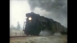 CNR Steam Trains on the route from Kamloops to the Okanagan circa 1955