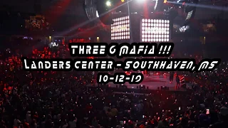 Three 6 Mafia 3 Concert Southhaven, MS 10-12-19 DJ paul, Juicy J, Crunchy Black, Gangsta Boo