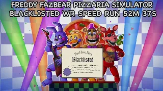 Freddy Fazbears Pizzeria Simulator WR Speed Run Blacklisted Ending FFPS PC