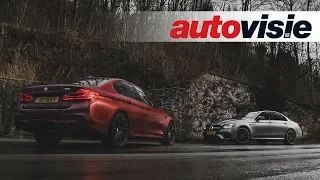 BMW M5 vs. Mercedes-AMG E 63 S (2018) - Test - Autovisie TV