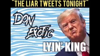 In The WhiteHouse The Liar In Tweets Tonight - Vote Him Away.