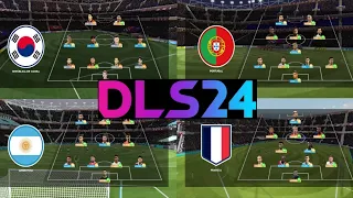 SELECCIÓNES ACTUALIZADAS EN Dream League Soccer 2024 ✅💯