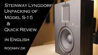 Unpacking of the Steinway Lyngdorf Model S-15 and why you should demo a Steinway Lyngdorf system