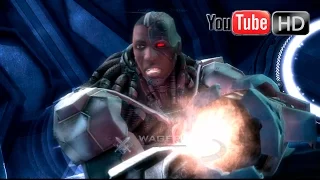 Injustice: Gods Among Us 【PS4】 - ✪ Cyborg Vs SuperMan ✪ | Classic Battles HD