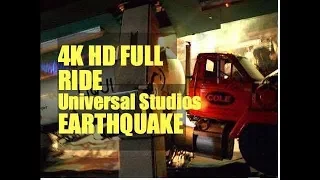 [4K HD] EARTHQUAKE POV FULL Ride Universal Studios Hollywood Orlando