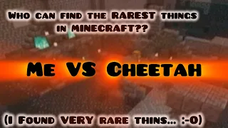 Who can find the RAREST Things in MINECRAFT? - Minecraft #2