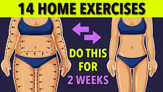 14 Home Exercises For Express Fat Burning and Weight Loss in just 2 Weeks