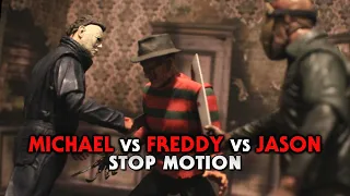 Michael Myers vs Freddy Krueger vs Jason Voorhees