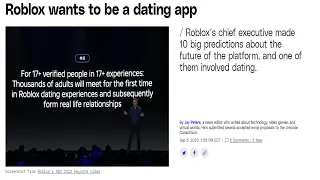 Roblox Dating App is Horrible