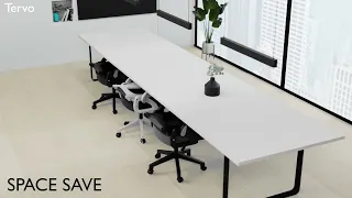 Tervo Model S | Ergonomic Folding Office Chair for Small Spaces