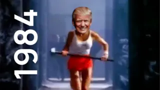 Apple's 1984 Super Bowl Commercial Featuring Donald Trump and Joe Biden