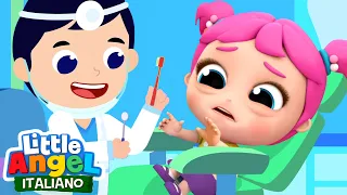 Andiamo dal dentista! 🦷👧🏻 Cartoni Animati con Gianni Piccino - Little Angel Italiano