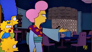 The Simpsons Go To A Sushi Restaurant - The Simpsons