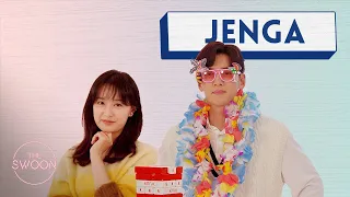 Ji Chang-wook and Kim Ji-won play Jenga [ENG SUB]