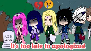 "It's too late to apologize" || Gacha club trend meme | Naruto | Naruhina | Sasusaku || Team 7 || SR