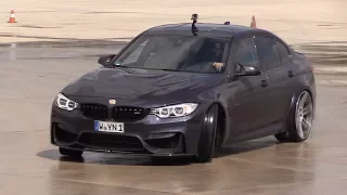 BMW M3 F80 '30 Jahre' Manhart MH3 550 Trying to Drift!