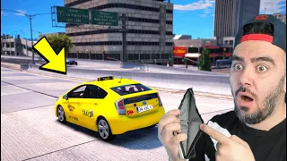 24 SAAT TAKSI ILE GEZDIM BAKIN NE KADAR TUTTU - GTA 5 MODS