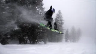 Ian Walsh Surfs Pow At Grand Targhee Resort