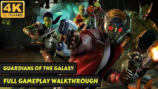 Guardians of the Galaxy - Full Gameplay Walkthrough Movie - No Commentary - 4K