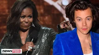 Harry Styles HIT In The ... During Dodgeball By Michelle Obama!