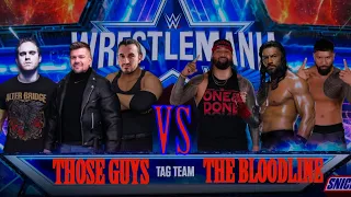 Those Guys vs The Bloodline HIGHLIGHTS @WWE2K23