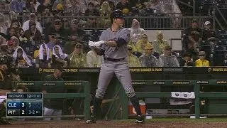 CLE@PIT: Bauer uses his teammates' batting stances