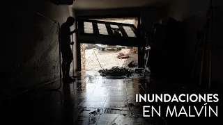 Inundaciones en Malvín: en minutos todo quedó bajo agua