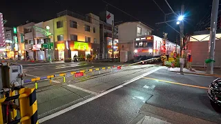 Tokyo walk from day to night - Tokyo Futako-Tamagawa, Todoroki and Oyamadai stations・4K HDR