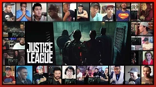 JUSTICE LEAGUE Comic-Con Trailer Reaction's Mashup (31 people)