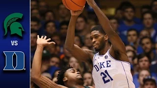 Duke vs. Michigan State Men's Basketball Highlights (2016-17)