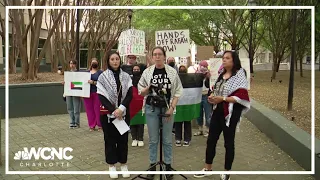 Pro-Palestinian protests continue at UNC Charlotte