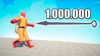 1.000.000 DAMAGE SKEWER vs UNITS - TABS | Totally Accurate Battle Simulator 2024