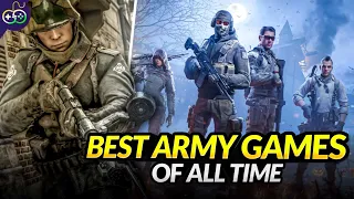 10 Mind-Blowing Video Games Based On Army | Best Military Games Ever Made