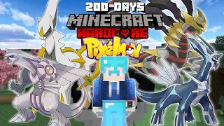 MÌNH SINH TỒN 200 NGÀY TRONG MINECRAFT PIXELMON !!