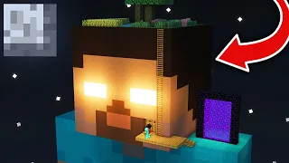 Sobrevivo en UN HEROBRINE GIGANTE de MINECRAFT! 😱 ¿Sobreviviré?