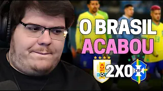 CASIMIRO REAGE: URUGUAI 2 X 0 BRASIL - ELIMINATÓRIAS PARA A COPA (DESESPERADOR) | Cortes do Casimito