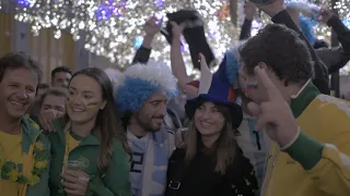 People united // World Cup 2018 first day // Moscow. Nikolskaya street