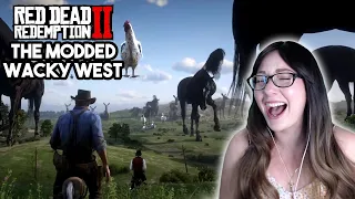 Red Dead Redemption 2 The Modded Wacky West Reaction (Or Me Laughing for 10 Minutes)