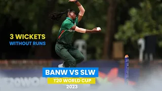 Marufa Akter Magnificent Bowling against Sri Lanka | Banw Vs Slw highlight 2023