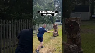 Why I chose an axe throwing YouTube channel #shorts #axethrowing #axe #vikings #skills #new