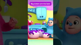 Big Sisters are the Best 💙 💗  Billy BamBam Starts May 1st only on BabyTV